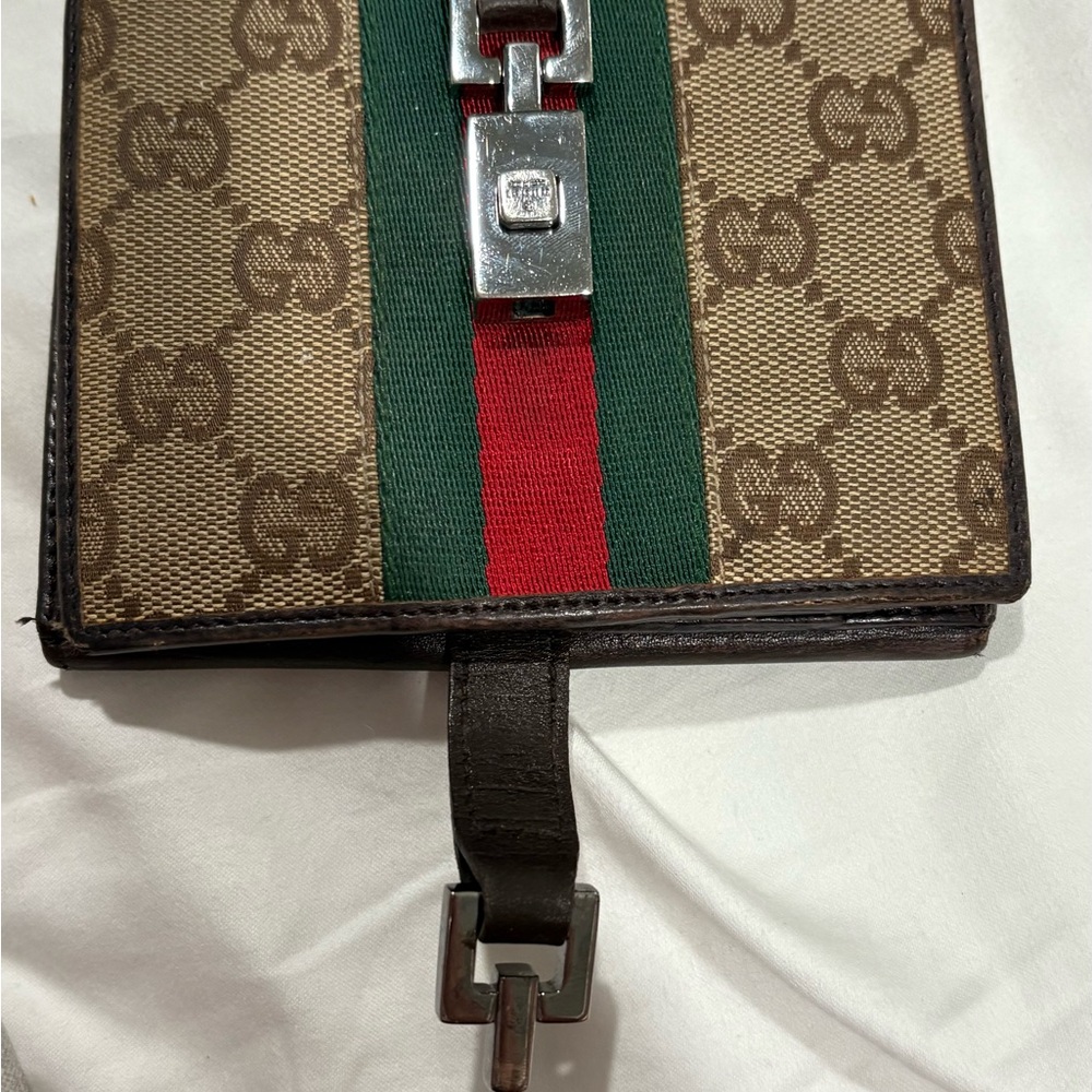 AUTHENTIC Gucci Sherry Jackie Compact Wallet - Picture 3 of 9